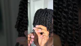 TWIST OUT using olaplex Nº10 Bond Shaper™Curl Defining Gel OLAPLEX10 OLAPLEXpartner Type4hair [upl. by Heinrich]