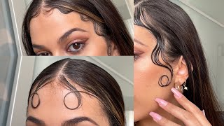 Cómo hacer los BABY HAIRS  3 DIFFERENT WAYS para las que no tienen EDGES [upl. by Irodim]