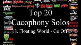 Cacophony Top 20 Solos Part 1  Jason Becker Marty Friedman [upl. by Rovaert]