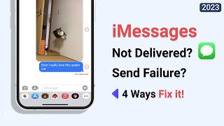 How to Fix iMessages Not Delivered or Send Failure on iOS 1615 2023 [upl. by Laoj]