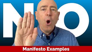 The Greatest NO Manifesto Examples of All Time [upl. by Sheryl]