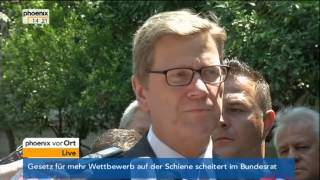 Außenminister Guido Westerwelle FDP zur Situation in Ägypten  VOR ORT vom 05072013 [upl. by Naujtna]