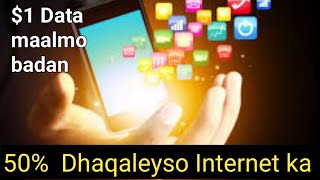 Data ama Internet ka Sidaan u dhaqaalayso [upl. by Wagshul]