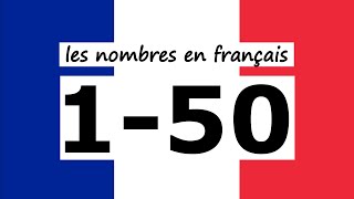 🇫🇷 French NUMBERS 1️⃣  5️⃣0️⃣ Les NOMBRES en Français 150 🇫🇷 [upl. by Anehta]