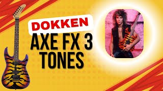 Fractal Axe Fx 3  Dokken George Lynch Tones [upl. by Emogene]