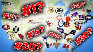 Ranking Every NFL City Based On How Big Of A “FOOTBALL CITY” They Really Are [upl. by Rudolfo]