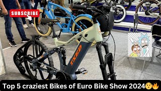 Top 5 craziest Bikes of Euro Bike Show 2024😯🔥 [upl. by Sorilda431]