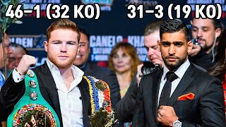 Canelo Alvarez vs Amir Khan Highlights [upl. by Yanarp]