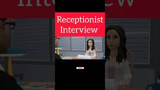 Receptionist Interview Questions and Answers upgradingway interview interviewquestion shorts [upl. by Htebazle]