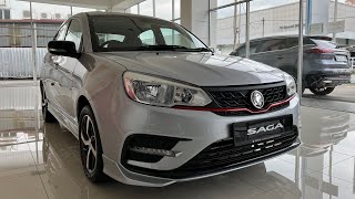 2022 Proton Saga Premium S Walkaround  StartUp [upl. by Aihsetal533]