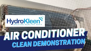 HydroKleen Air Conditioner Clean Demonstration [upl. by Eak]