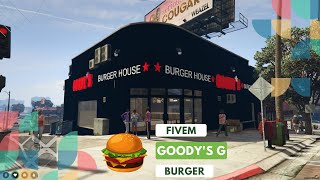 Fivem goodys burger Mlo  Interior amp map for Roleplay  FiveM mlo shop [upl. by Dowski]