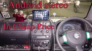 Android stereo in maruti wagonr on cheap prise  Sasta android stereo [upl. by Marquez]