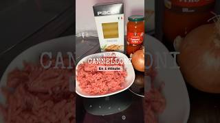 Cannelloni 🤤🇮🇹 recette recetterapide food italianfood [upl. by Teerprug317]