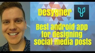 Graphic Design App  Desygner [upl. by Selrac]