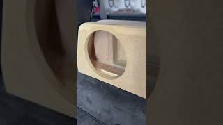 Custom Subwoofer Enclosure Build caraudio caraudiosetup automobile [upl. by Jo-Ann]