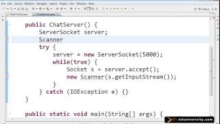 Universidade XTI  Curso Online Java  Aula 105  Socket Chat I [upl. by Skipton142]