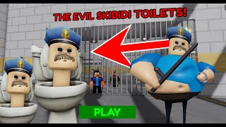 ANGRY 😡 SKIBBIDI TOILET BARRY’S PRISON RUN obby ROBLOX roblox scaryobby obby robuxgiveawaylive [upl. by Annaierb]