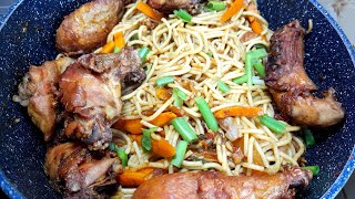 How to make Stir Fried Spaghetti  Delicious fried Pasta [upl. by Cassiani]