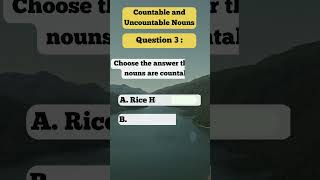 Countable and Uncountable Nouns [upl. by Gaiser]