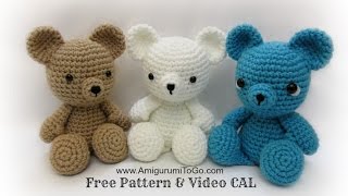 Crochet Bear Video Tutorial [upl. by Inig231]