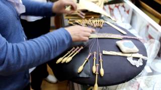 Making lace in Brugge [upl. by Farrand]