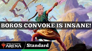 BOROS CONVOKE IS INSANE  MKM Karlov Manor Standard  MTG Arena [upl. by Nosrettap]