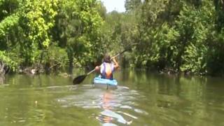 Kayaking white rock lake in dallas tx [upl. by Fanchette]