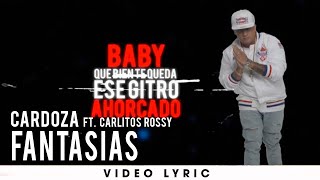 Cardoza Ft Carlitos Rossy  Fantasias Vídeo Lyric [upl. by Yurik189]