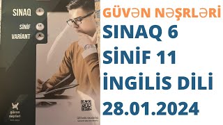 BURAXILIŞ SINAQ  GÜVƏN28012024İNGİLİS DİLİ izah by Cevahir AA abituriyenthazırlığı [upl. by Columbyne]