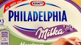 Kraft Philadelphia Milka  Hazelnut Flavor [upl. by Eluk]