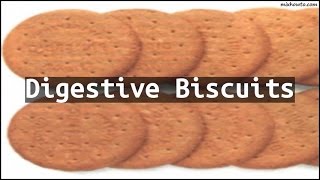 Recipe Digestive Biscuits [upl. by Sholley]