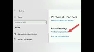 how To Remove Or Uninstall Printer Drivers In Windows From Print Server Properties [upl. by Ahsinrat]