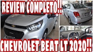 chevrolet beat lt 2020  review completo en español  interior y exterior [upl. by Yentterb]