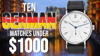 Ten German Watches Under 1000 [upl. by Orv]