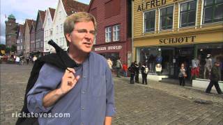 Bergen Norway Salty Harbor Town  Rick Steves’ Europe Travel Guide  Travel Bite [upl. by Borrell]