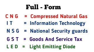 Full  Form ।। Learning Point ।। [upl. by Fleck]