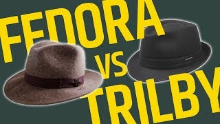 This Over That Brimmed Hats  Fedora vs Trilby  Whats The Difference • Effortless Gent [upl. by Jdavie835]