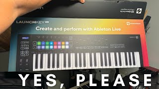 Novation Launchkey 49 MK3  Ableton 12 Casual Unboxing amp Chat [upl. by Alyose]