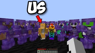 Sneaking into a PROFESSIONAL minecraft event as noobs [upl. by Idnic]