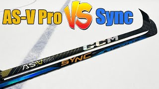 CCM Super Tacks ASV Pro vs Bauer Nexus SYNC Hockey Stick Review  Which stick should you buy [upl. by Guibert824]