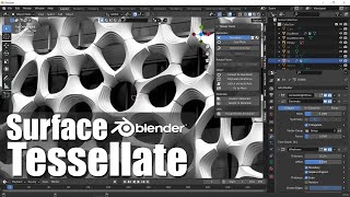 How to Tessellate Mesh in Blender [upl. by Nuahc612]