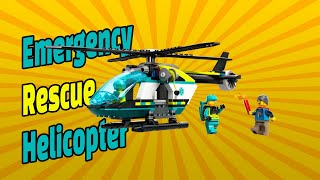 LEGO® City Emergency Rescue Helicopter  60405  Stop Motion [upl. by Ennaylil]