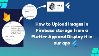 How to Upload Images in Firebase storage from a Flutter App and Display it in our app [upl. by Faso664]