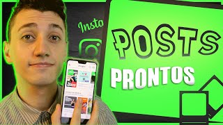 POSTS PRONTOS Para Instagram De Graça  Legenda e Hashtags  Ahazou App [upl. by Papageno194]