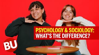 Psychology vs Sociology What’s the Difference Between the Majors [upl. by Hilarius664]