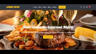 site em HTML e css restaurante [upl. by Gigi452]