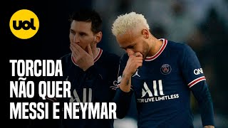 TORCEDORES DO PSG XINGAM MESSI E PEDEM QUE NEYMAR VÁ EMBORA ASSISTA [upl. by Bayless]