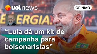 Lula fornece um kit de campanha para bolsonaristas com declarações em viagem ao Nordeste diz Josias [upl. by Eidnim]