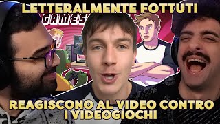 DARIO MOCCIA e MARIO REAGISCONO LETTERALMENTE al FOTTUTO VIDEO CONTRO i VIDEOGIOCHI [upl. by Saturday]